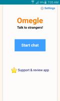 Omegle - Stranger chat poster