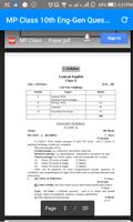 Class 10th Madhya Pradesh sample papers In Hindi スクリーンショット 1