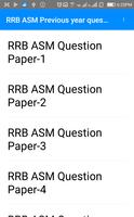 Last Question Paper - RRB Assistant Station Master Affiche