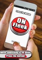 On Fleek button & soundboard Plakat