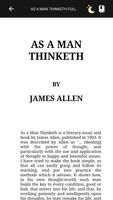 As A Man Thinketh 스크린샷 1