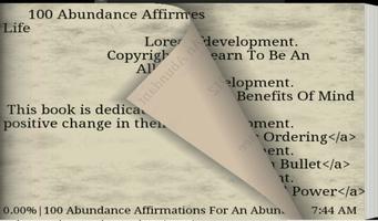 100 Abundance Affirmations screenshot 1