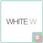 ColorfulTalk - White W 카카오톡 테마 icône
