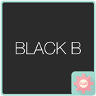 ColorfulTalk - Black B 카카오톡 테마 icône