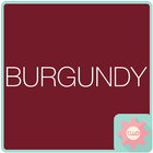 ColorfulTalk - Burgundy 카카오톡테마 иконка