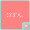 Colorful Talk - Coral 카카오톡 테마
