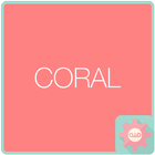 Colorful Talk - Coral 카카오톡 테마 icon