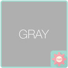 Colorful Talk - Gray 카카오톡 테마 icône