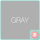 Colorful Talk - Gray 카카오톡 테마 иконка