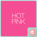 Colorful Talk - Hot Pink 카톡 테마 APK