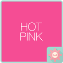 Colorful Talk - Hot Pink 카톡 테마 aplikacja