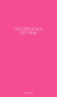 Colorful Talk - Hot Pink 카톡 테마 скриншот 1