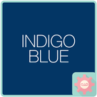 ColorfulTalk-IndigoBlue 카카오톡테마 icône