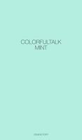 Colorful Talk - Mint 카카오톡 테마 capture d'écran 1