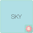 Colorful Talk - Sky 카카오톡 테마 icône