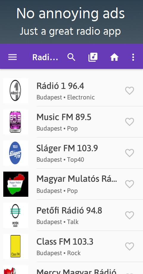 ⚡Hungary FM AM Radio Stations📻Live Online Player⚡ for Android - APK  Download