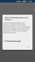 Online Tamilnadu Ration Card Services||Smart Card تصوير الشاشة 1