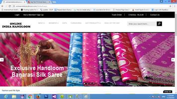 ONLINEINDIAHANDLOOM capture d'écran 2