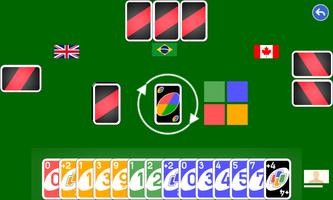 Color number card game: uno تصوير الشاشة 1