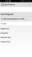 Java Programs App capture d'écran 2