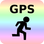 GPS مسافة متر أيقونة