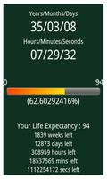 Life Expectancy Timer ภาพหน้าจอ 1