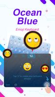 Ocean Blue Theme&Emoji Keyboard ảnh chụp màn hình 3