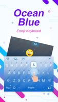 Ocean Blue Theme&Emoji Keyboard screenshot 2