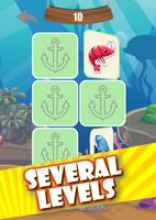 Memory game - Ocean fish screenshot 2