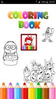 Coloring Pages for Oddbods & Cartoons الملصق