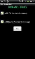 SMS Dispatcher capture d'écran 2
