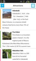 Maui-Hawaï Guide de Carte capture d'écran 3