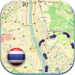 Thailandia Mappa Offline Guida