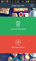 پوستر Near Me Restaurants, Fast Food