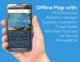 Londres offline map &  hôtels Affiche