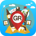 Greece travel guide map offlin icon