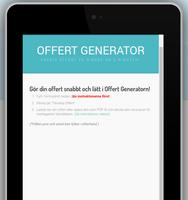 Offert Generator تصوير الشاشة 1