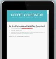 Offert Generator تصوير الشاشة 2