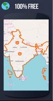 ✅ India Offline Maps with gps free poster