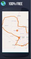 ✅ Paraguay Offline Maps with gps free poster