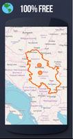 ✅ Serbia Offline Maps with gps free poster