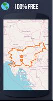 ✅ Slovenia Offline Maps with gps free poster