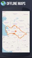 ✅ Turkmenistan Offline Maps with gps free screenshot 1