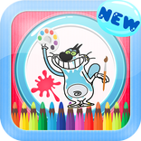 Kids Coloring Pages for Oggy ツ