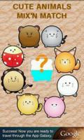 Kid memory: cute animals match 海報