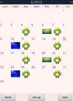 Lesson Calendar & Widget imagem de tela 2