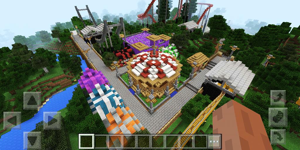 Android 用の アトラクションパーク Minecraft Pe Mapのマップ