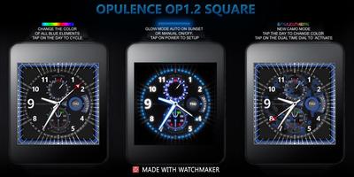 Opulence OP12 Square WatchFace Affiche
