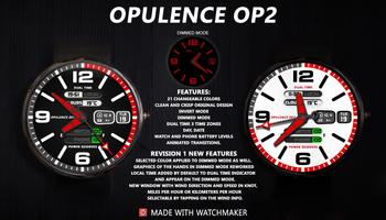 Opulence OP2 Watch Face capture d'écran 2