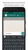 Send Whatsapp message without saving number स्क्रीनशॉट 1